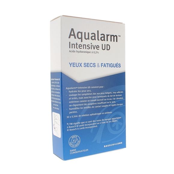 Aqualarm Up Intensive Solution Ophtalmique Yeux Secs Et Fatigu S Bausch