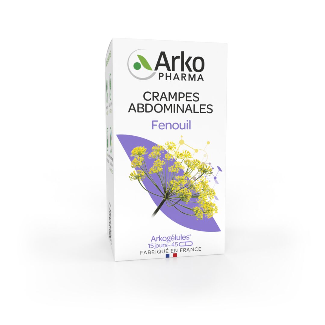 Arkogélules Fenouil Arkopharma - crampes abdominales complément alimentaire