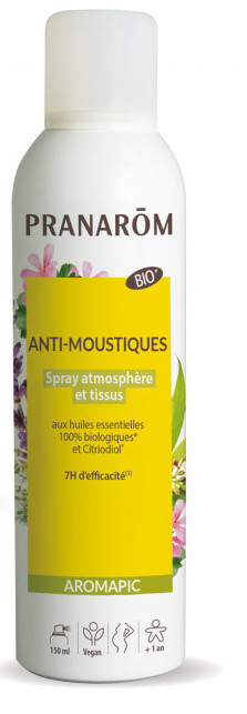 Pranarôm Aromapoux Spray anti-poux Bio Elimine poux et lentes Aux huiles  essentielles de tea tree