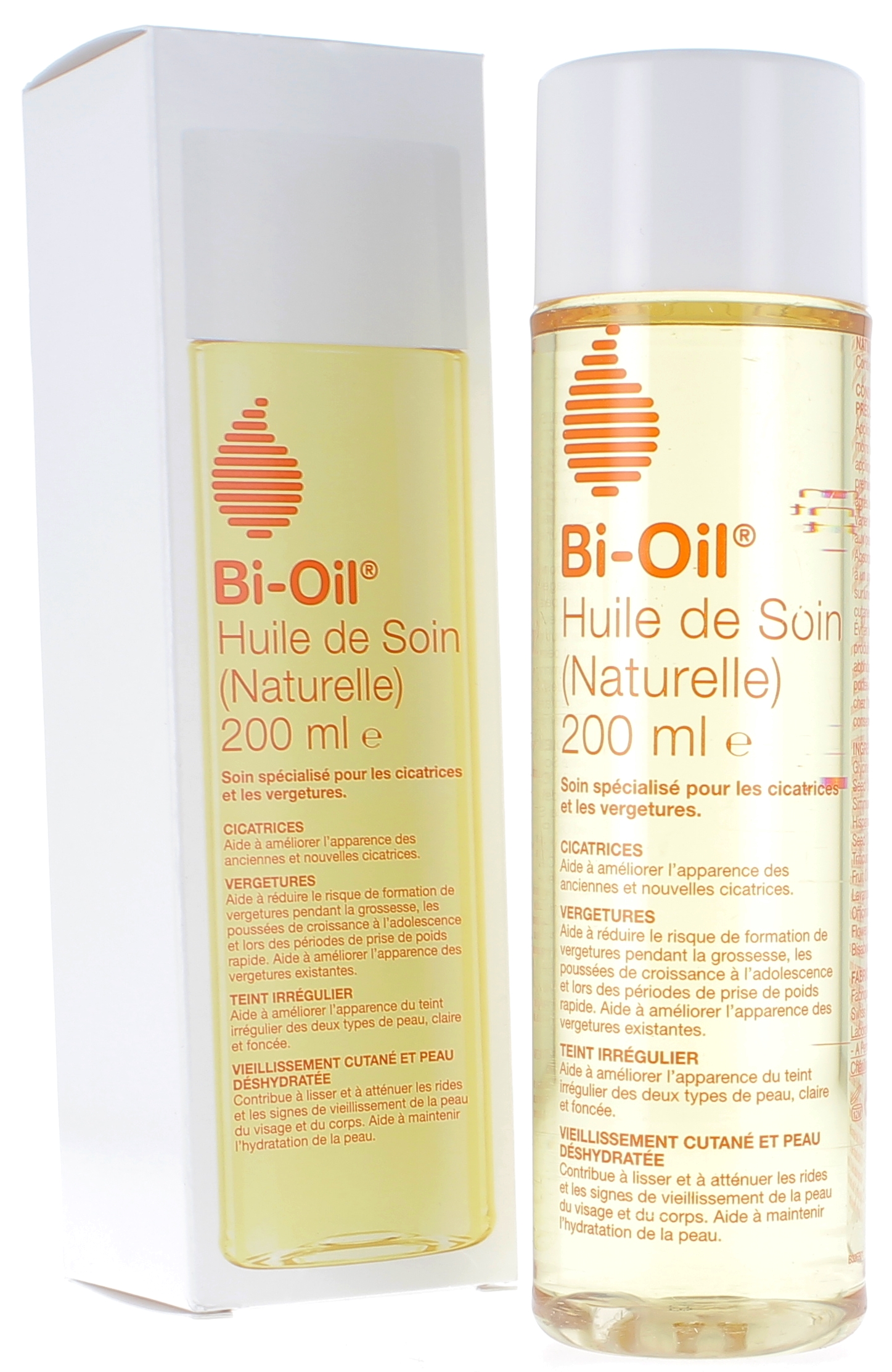 Bi-Oil Huile de Soin Hydratante Cicatrices & Vergetures 200ml