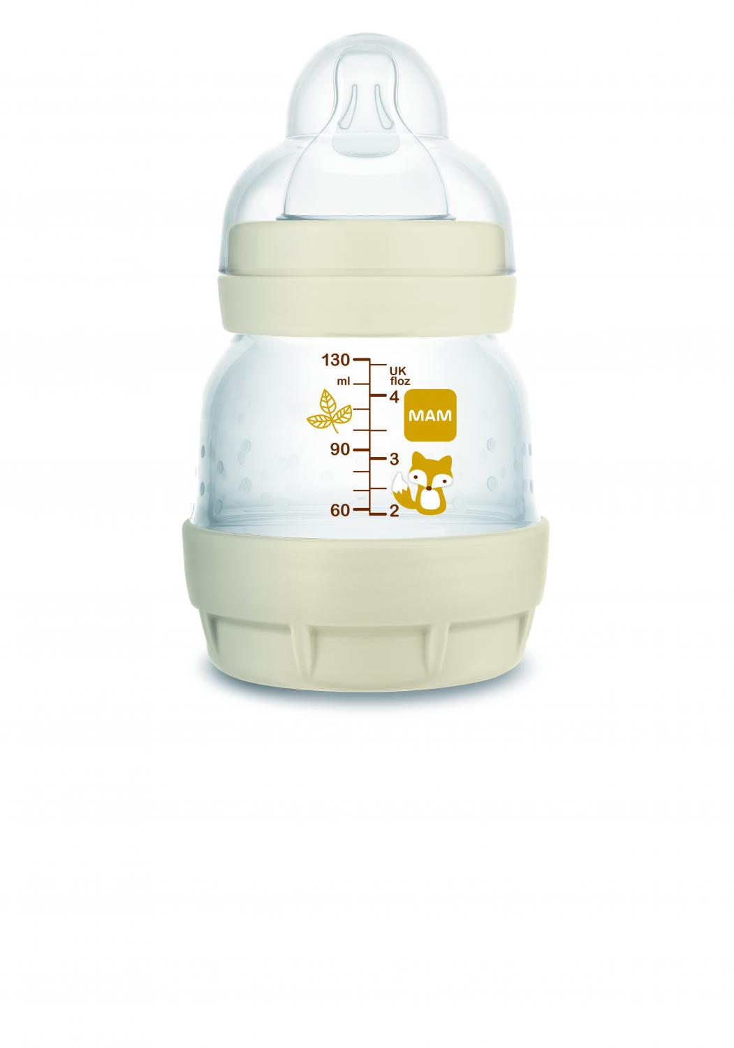 Biberon blanc Easy start anti-colique 0+ mois débit 0 Mam - nouveau-né