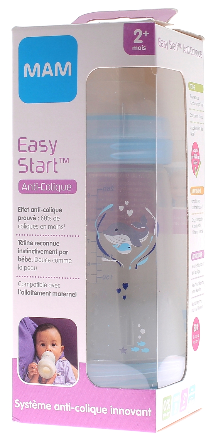 Biberon anti-coliques MAM Easy Start, 160 ml (2 unités), produits