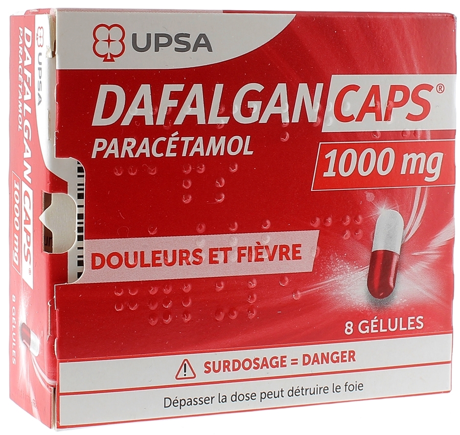 Doliprane 1000 gélules - Paracétamol - Douleur et fièvre