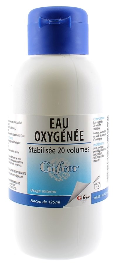 Eau oxygénée - 200 ml Mercurochrome : : Beauté et Parfum