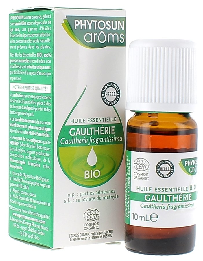 Gaultherie - huile essentielle - Douleur musculaire - Arthrose