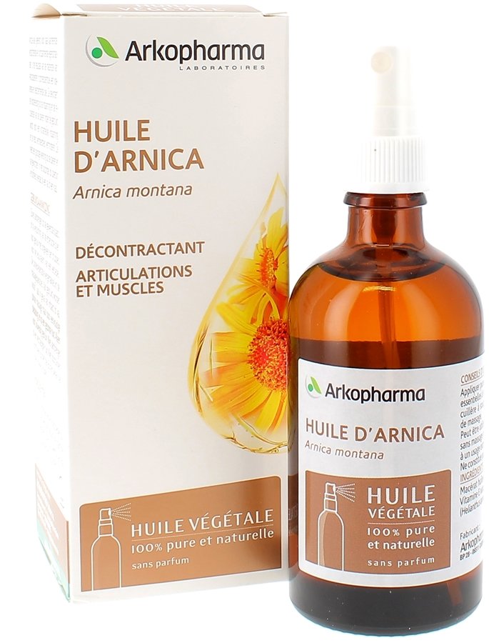 Arnica Huile 100 % naturelle - Pure non coupée - huile essentielle