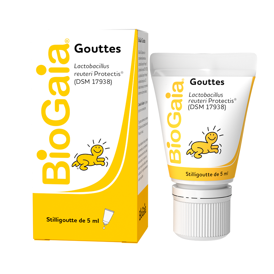 Acheter les gouttes probiotiques BioGaia avec vitamine D3 chez