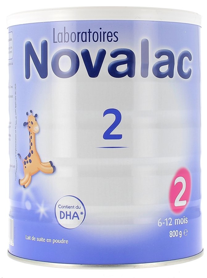 le lait 2éme âge novalac permet l'alimentation des enfants de 6 à 12 mois -  Novalac