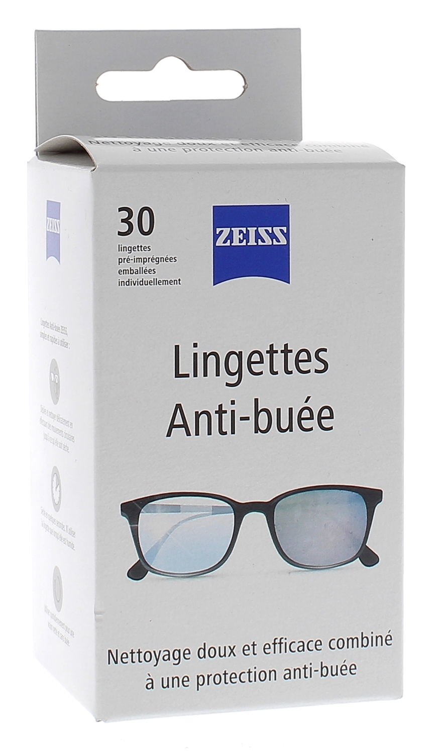 Zeiss lingettes anti-buée pour lunette Boite de 30