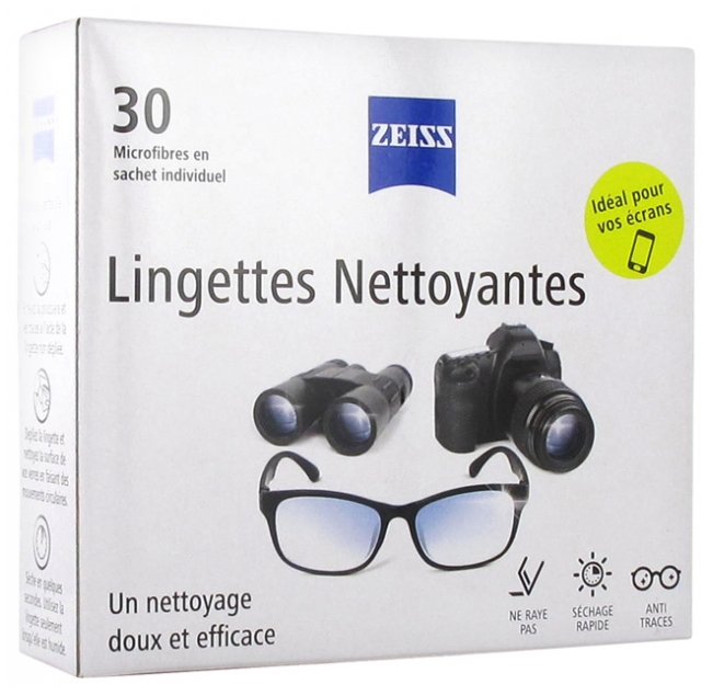 softy lingettes individuel nettoyante lunettes