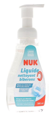 Nuk Liquide Vaisselle pour Biberons & Accessoires, 380 ml, 2 flacons :  : Epicerie
