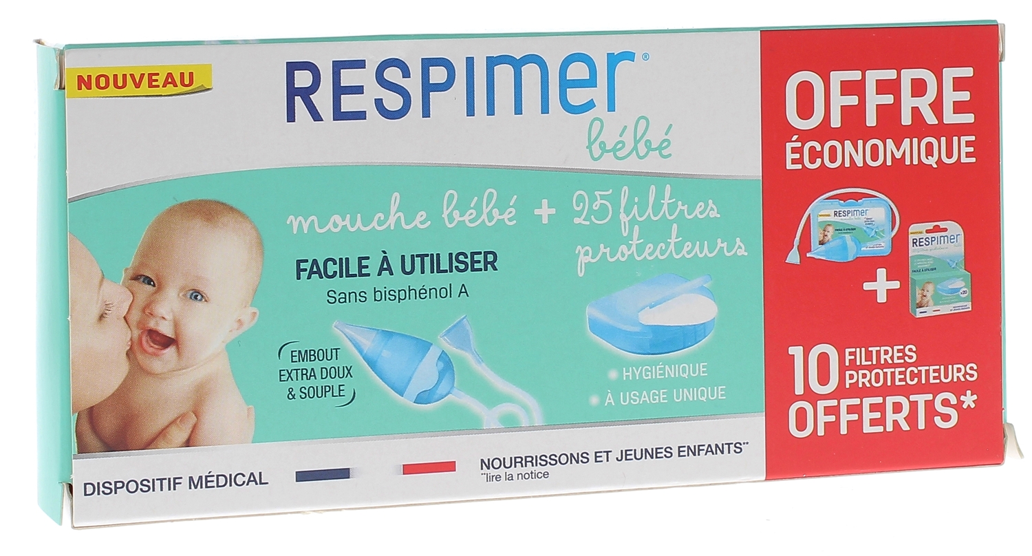 Pharmacie les Grands Moulins - Parapharmacie Respimer Mouche-bÉbÉ + 5  Filtres - La Rochette
