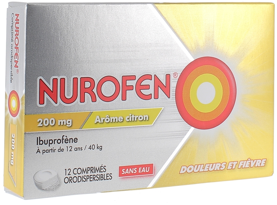 Nurofen Rhume 200 mg comprimé - Nez bouché, fièvre, mal de tête