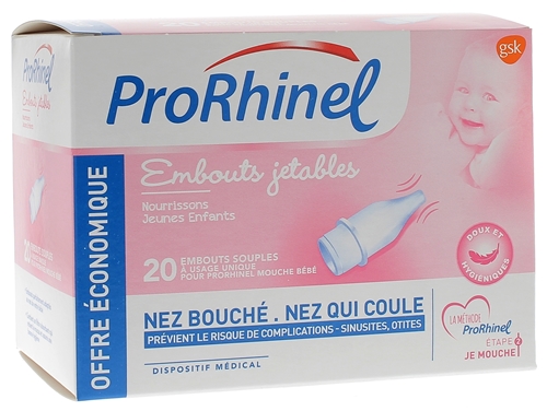 PRORHINEL Embout nasal jetable souple B/10