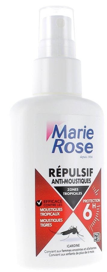 Marie rose : Répulsif anti-moustiques zones tropicales - spray de