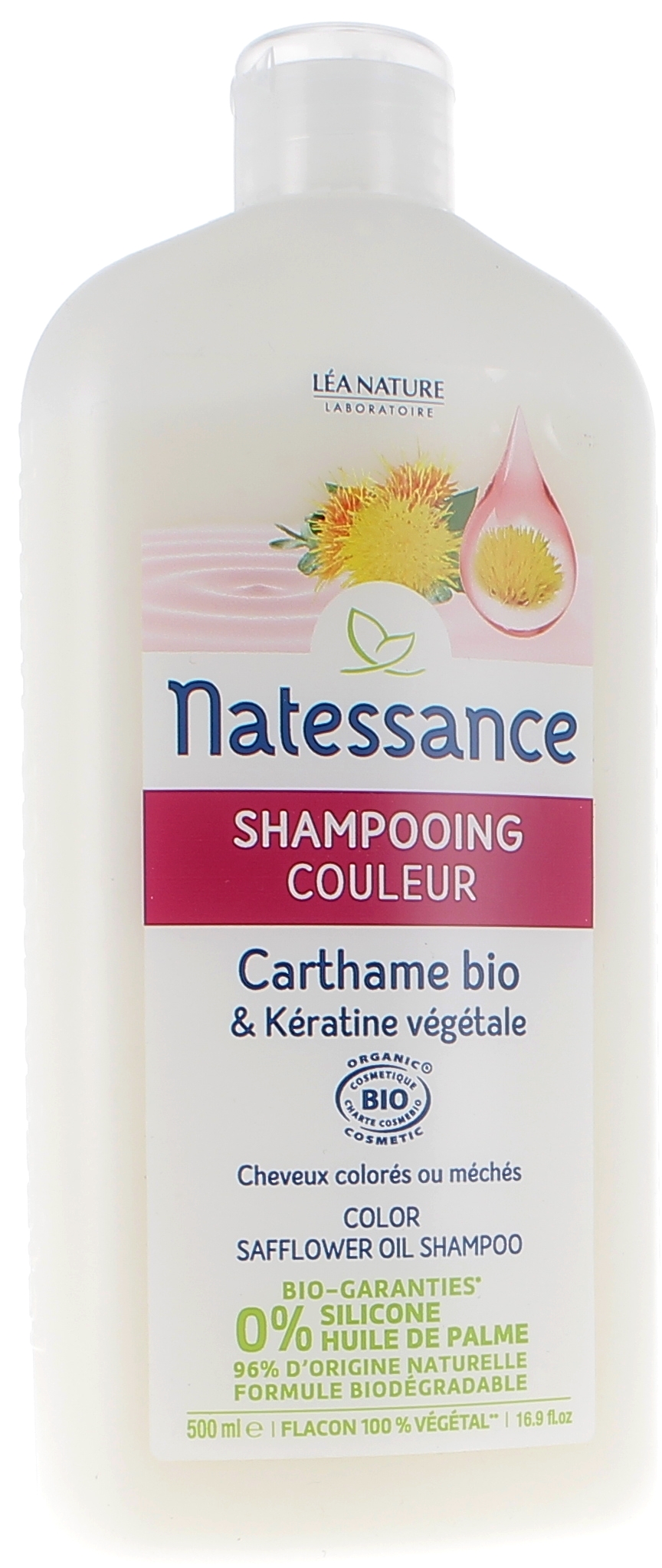 Natessance Après-Shampooing Couleur Carthame Bio et Kératine