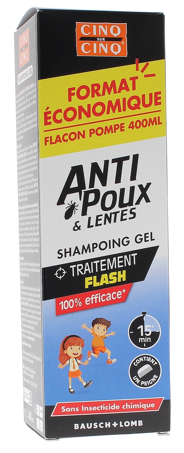 Paranix Extra Fort 5 minutes Shampooing Anti-Poux et Lentes 100% efficace*  3 en 1 : traite, lave et protège – 200 ml – Peigne fin en métal inclus :  : Hygiène et Santé