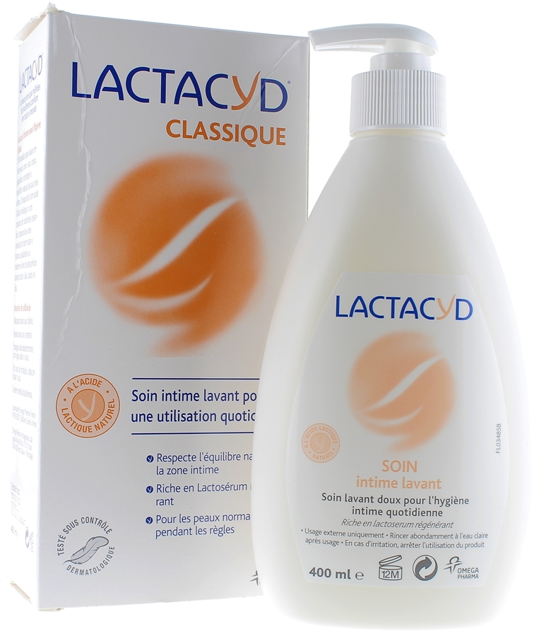 Lactacyd femina soin intime lavant quotidien flacon pompe 2x400ml