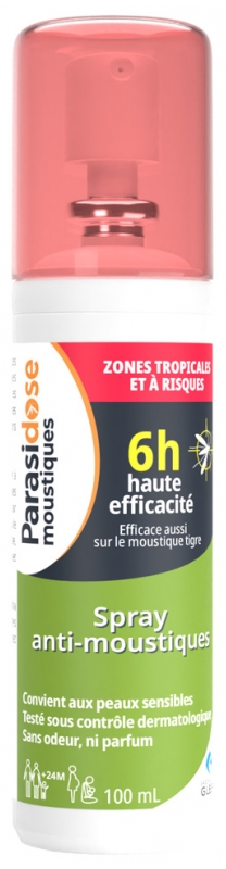 Anti-moustique zone tropicale - 8H d'efficacité