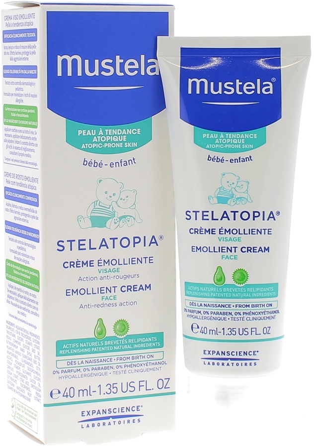Mustela Stelatopia Crème émolliente anti rougeurs Soin bébé