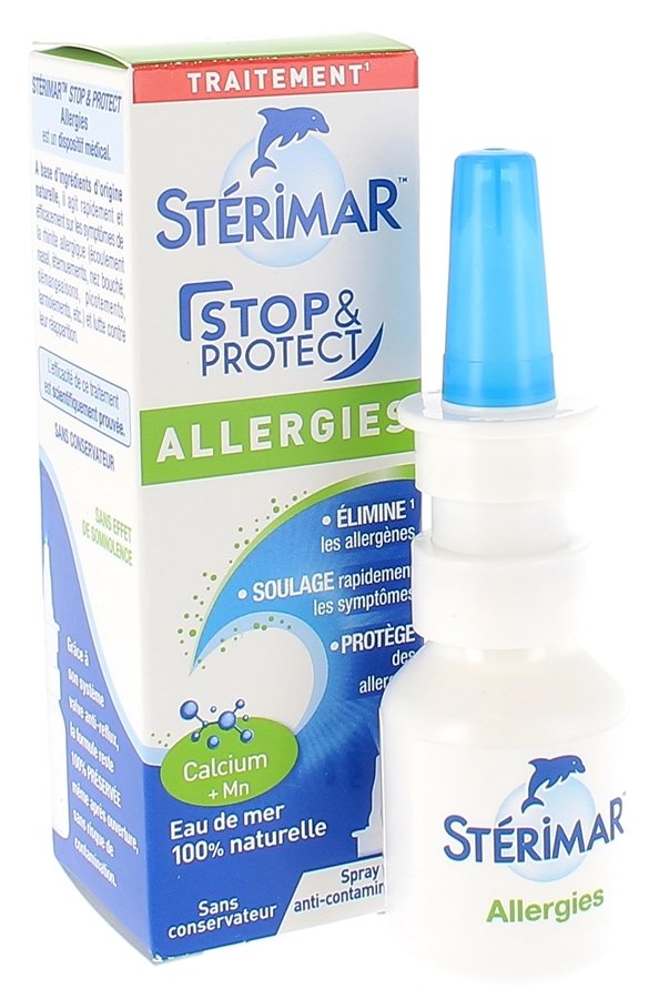 Le spray nez allergique Stérimar élimine les allergènes et prévient les  éternuements, écoulements.