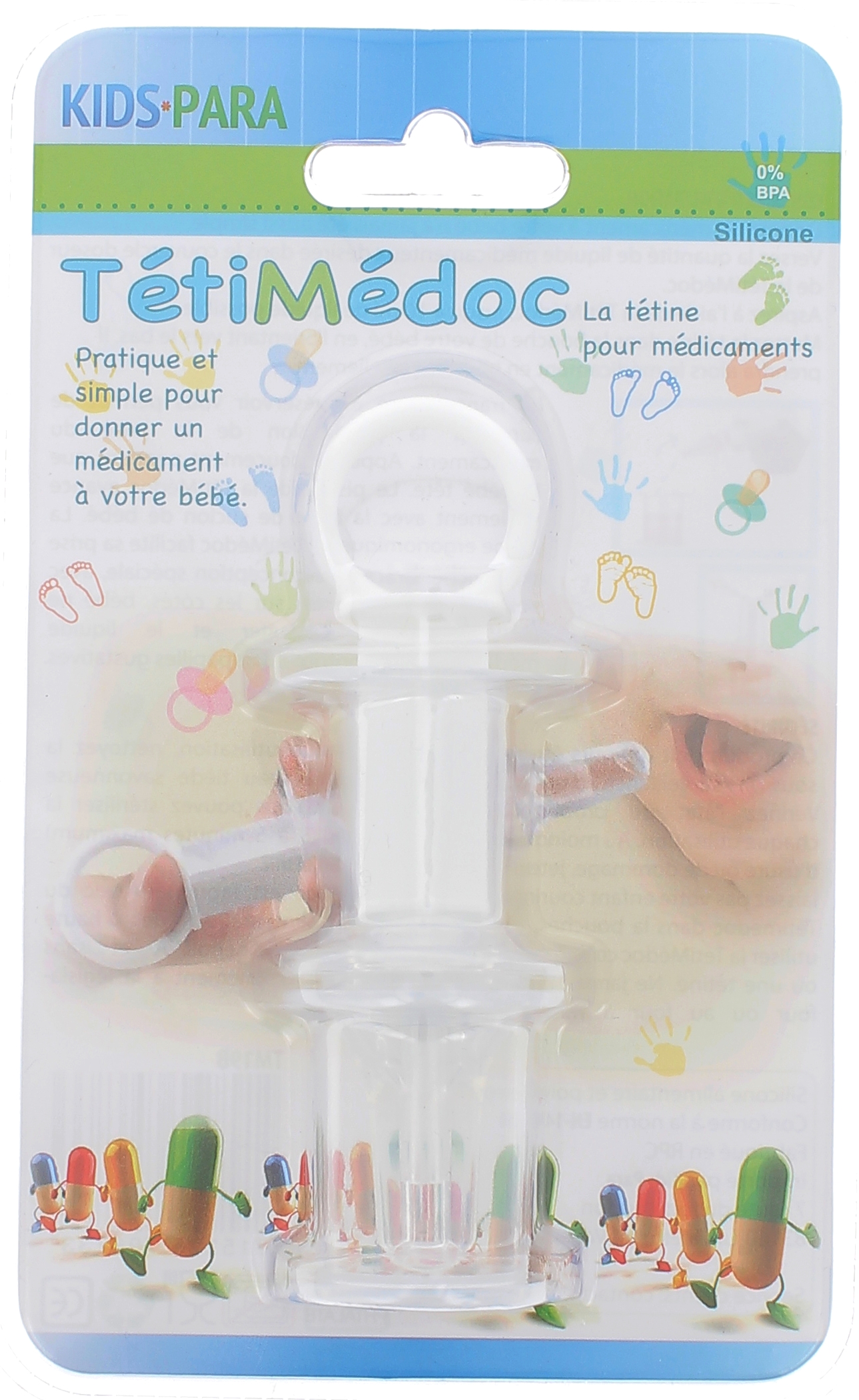 KIDS PARA Tétimédoc - Tétine pour médicaments - Parapharmacie Prado Mermoz