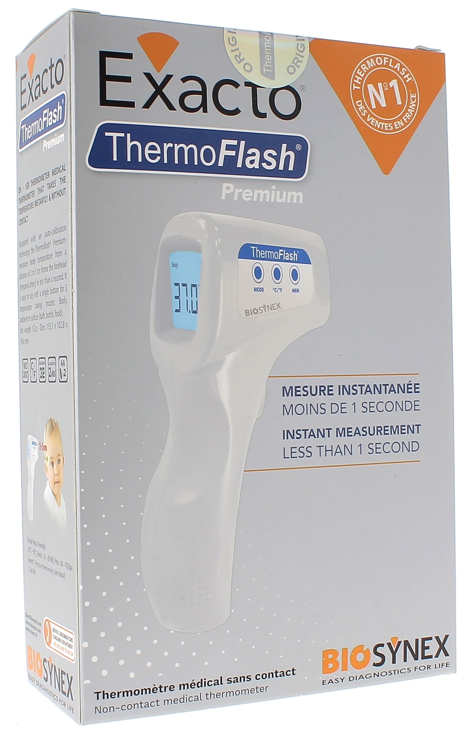 Thermomètre sans contact - Health Plus