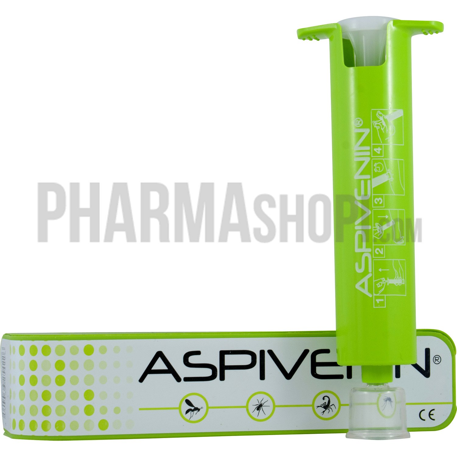 Aspivenin geste d'urgence anti-venin, kit d'une pompe