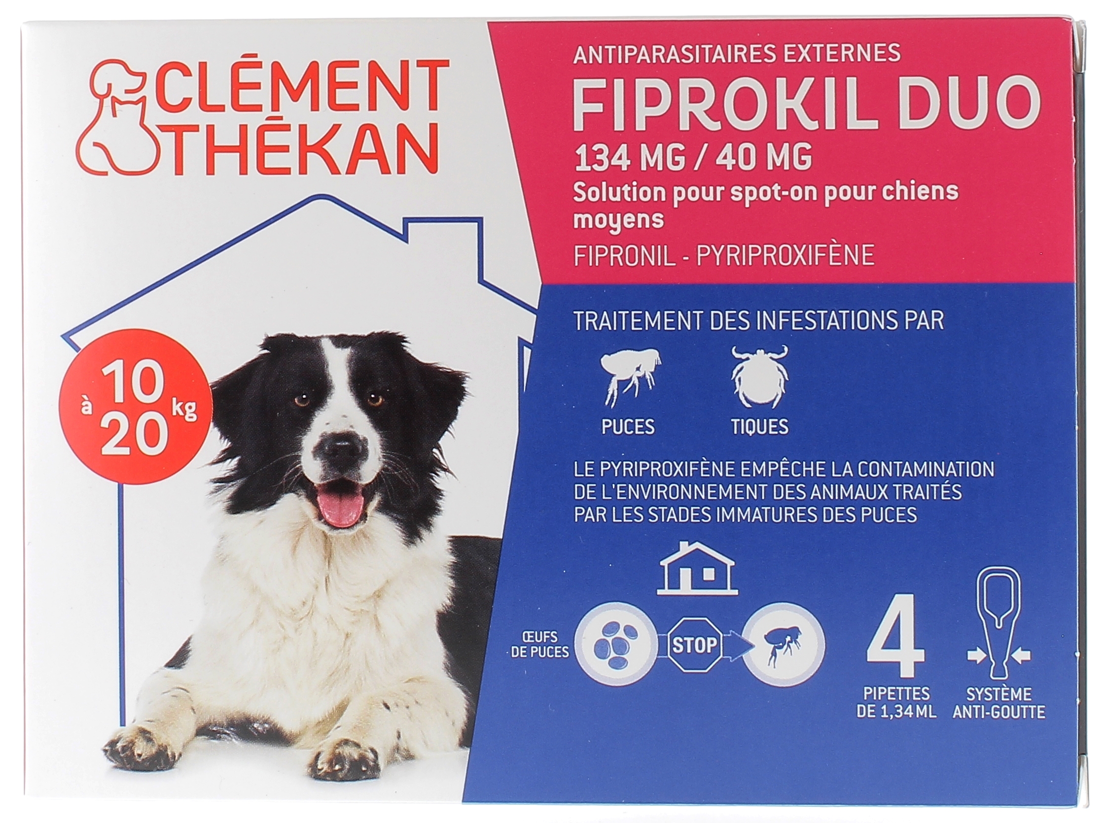 Traitements anti-puce et anti-tique pour chien - Anti-parasitaires