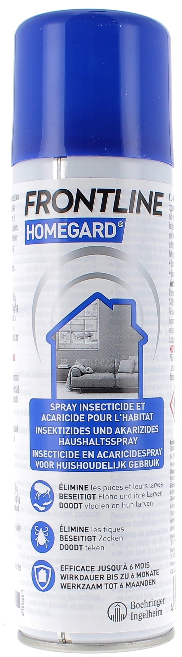 Homegard Spray insecticide et acaricide habitat Frontline