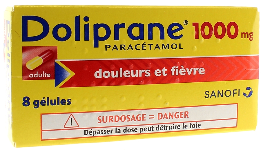 Doliprane 1000 mg sachets poudre