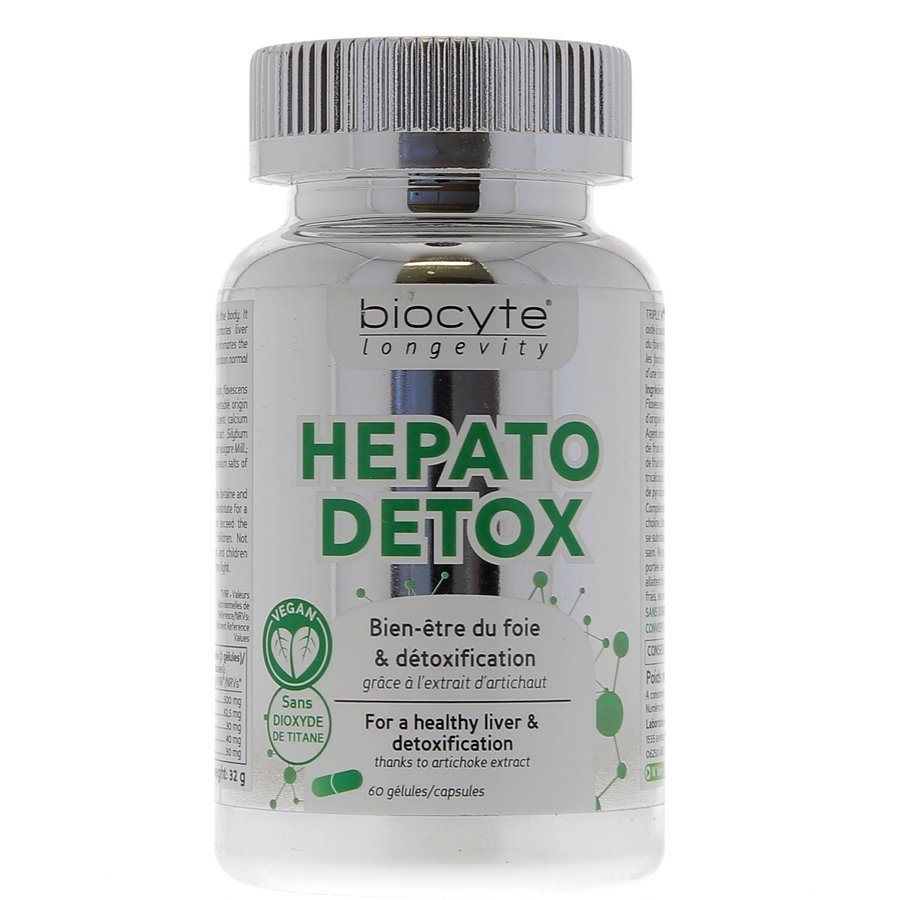 Hepato Detox Biocyte Longevity - 60 gélules