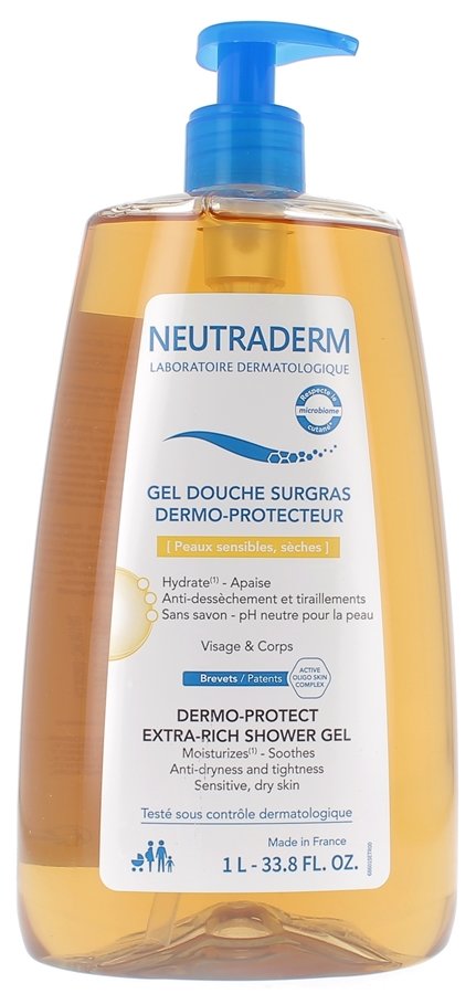 Neutraderm : Gel douche surgras dermo-protecteur Neutraderm