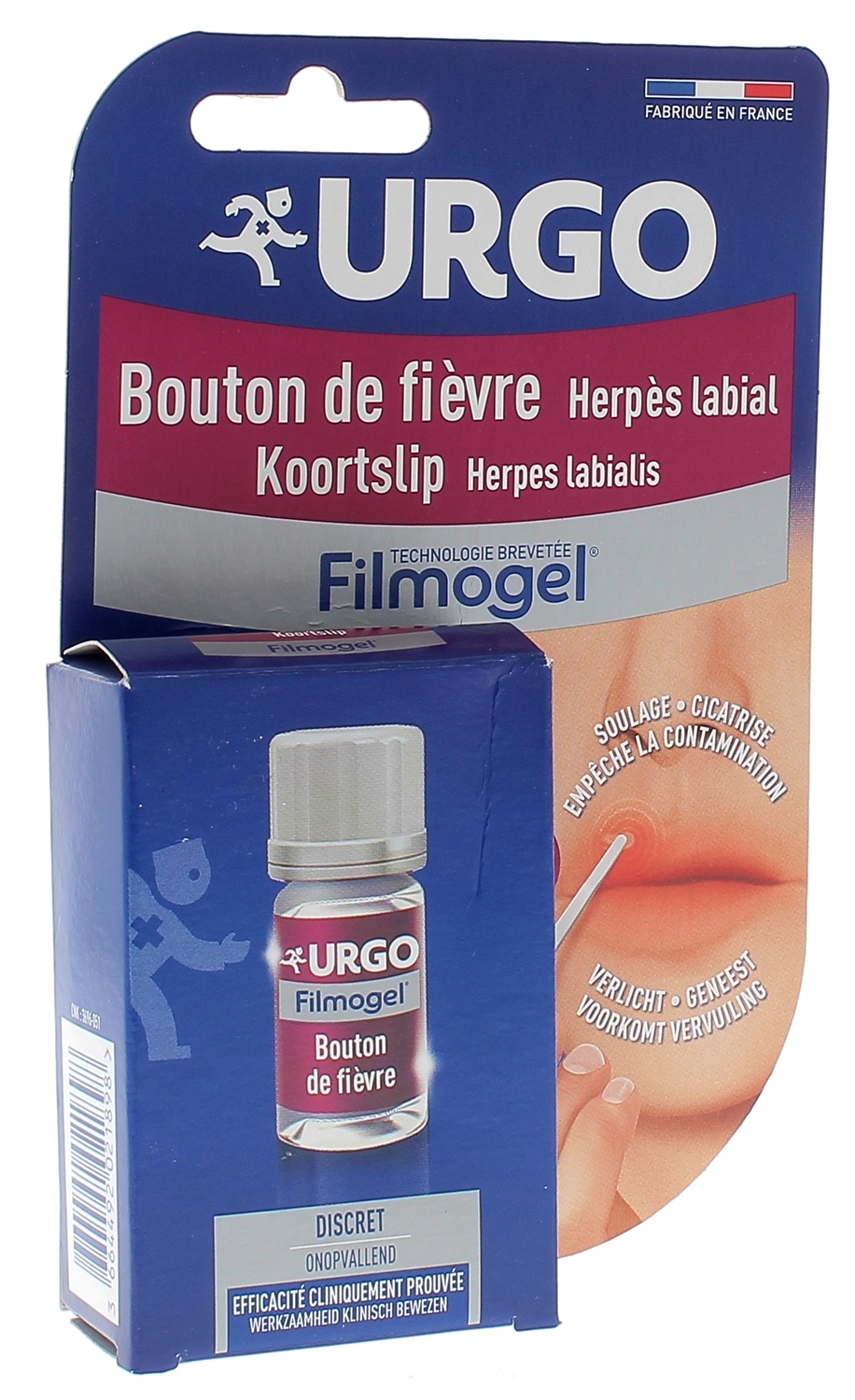 Urgo Filmogel Bouton De Fièvre Fl/3ml + 24 Applicateurs