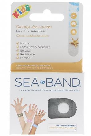 Sea Band-Bracelets gris anti-nausées lors de chimio