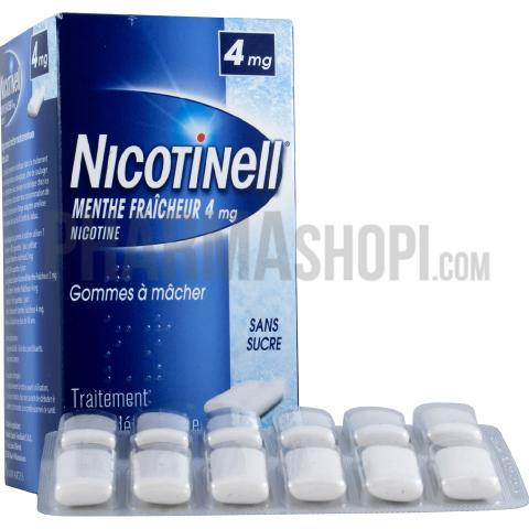 Pharmacie Carré Sénart - Médicament Nicorette 4 Mg Sans Sucre, Gomme à  Mâcher Médicamenteuse édulcorée Au Sorbitol - LIEUSAINT