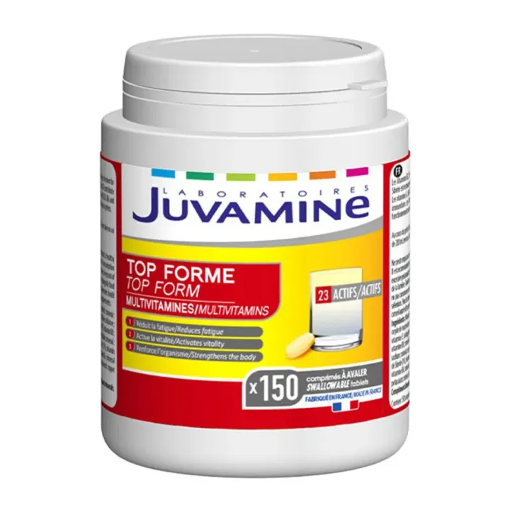 Top Forme multivitamines Juvamine - pot de 150 comprimés