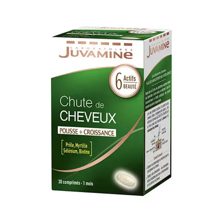 Chute de cheveux Juvamine - boite de 30 comprimés 