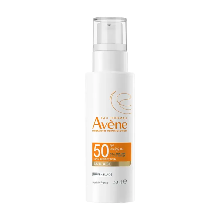 Fluide anti-âge SPF50 Avène - flacon-pompe de 40ml