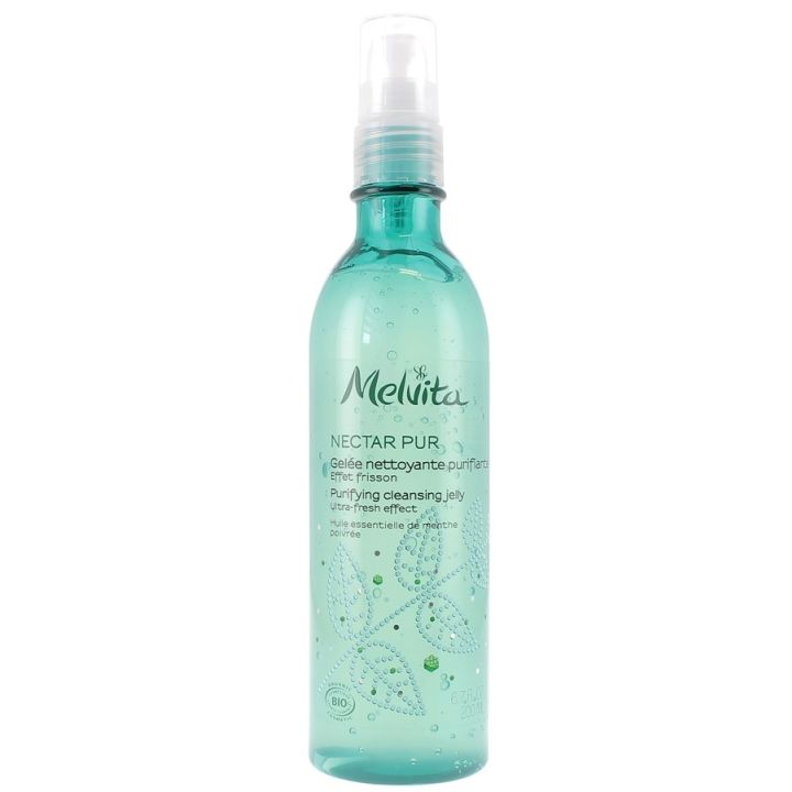 Nectar pur gelée nettoyante purifiante Bio Melvita - flacon de 200 ml