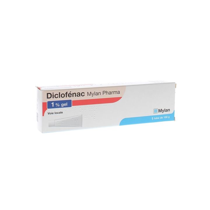 Diclofénac Mylan Viatris 1% Gel - tube de 100g