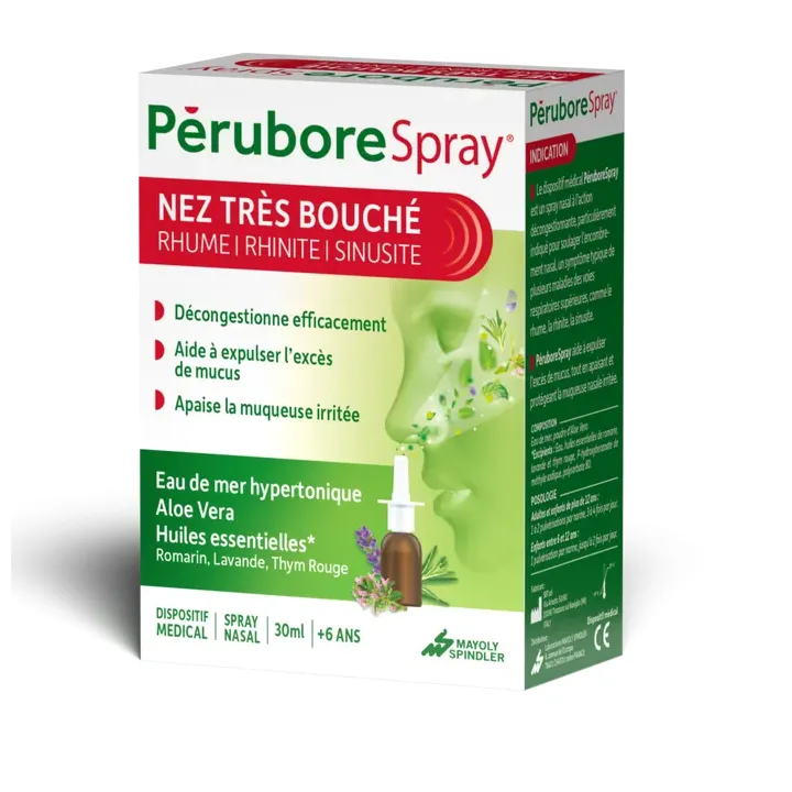 Pérubore spray nez très bouché - flacon de 30ml