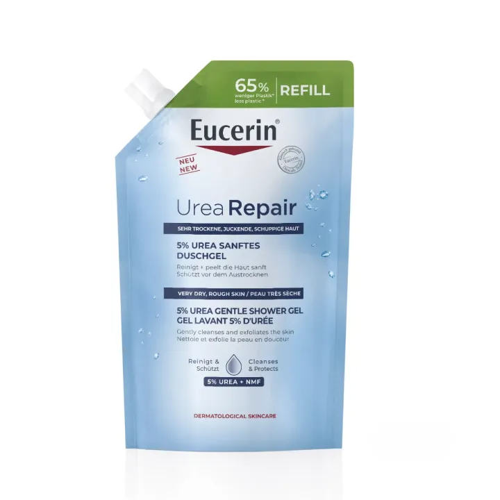 UreaRepair recharge gel lavant 5% d'urée Eucerin - éco-recharge de 400ml