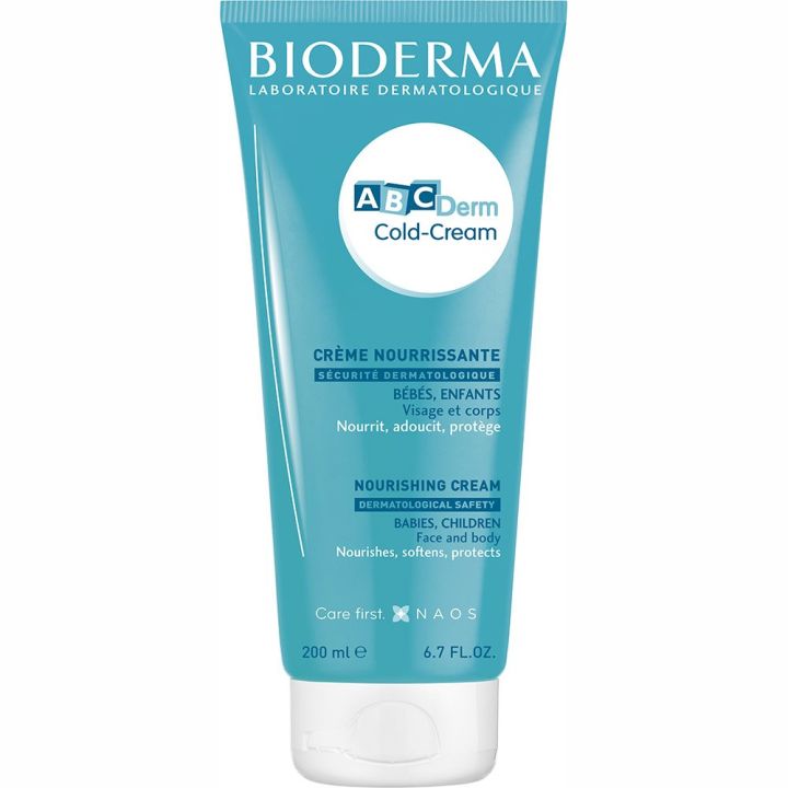 ABCDerm cold-cream crème nourrissante Bioderma - tube de 200 ml