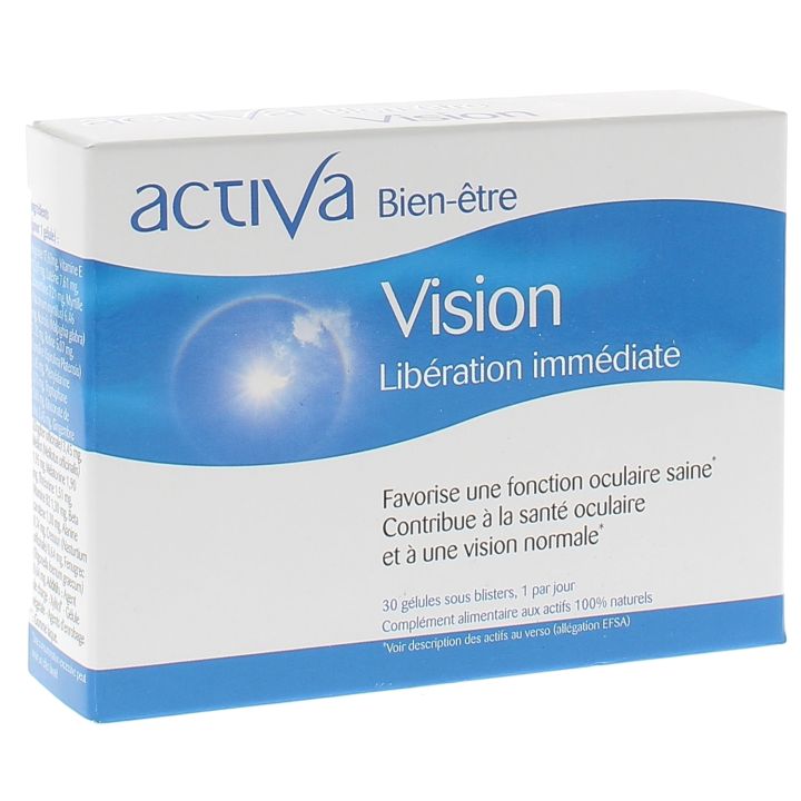 Activa Bien-être Vision - boîte de 30 gélules