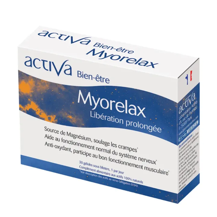 Activa bien-être Myorelax - boite de 30 gélules