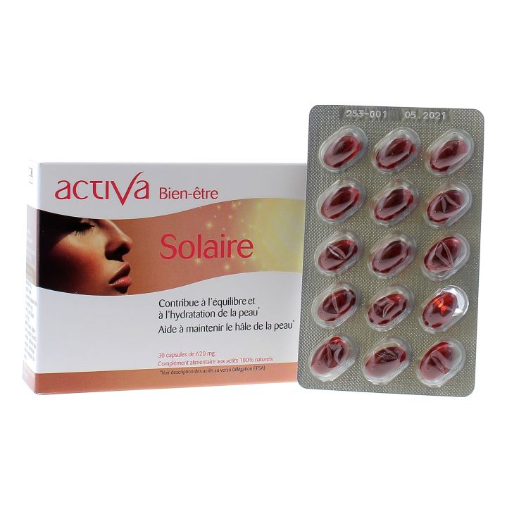 Activa bien-être solaire - boîte de 30 capsules