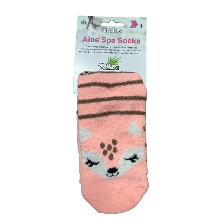 Aloe Spa Socks chaussettes hydratantes 36-41 animal Airplus - une paire de chaussettes