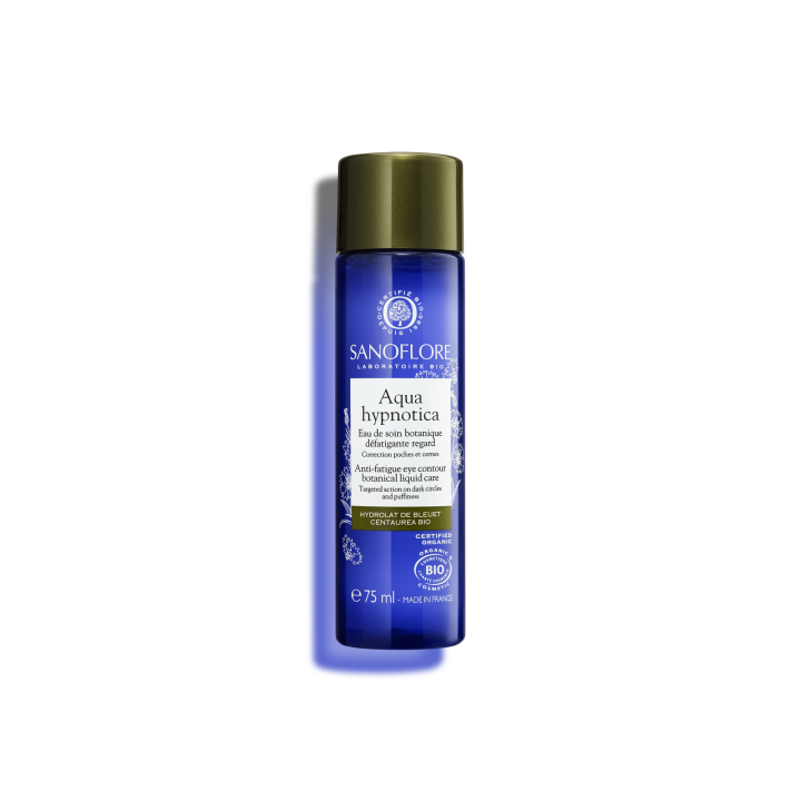 Aqua hypnotica essence botanique défatigante yeux & cils Sanoflore - flacon de 75 ml