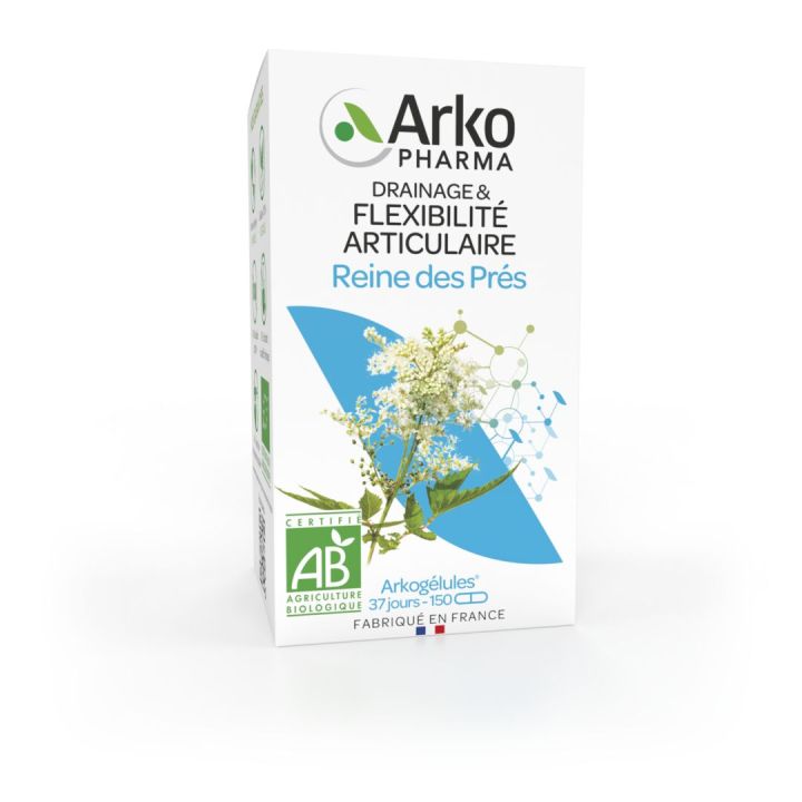 Arkogélules Reine des prés bio Arkopharma - boite de 150 gélules